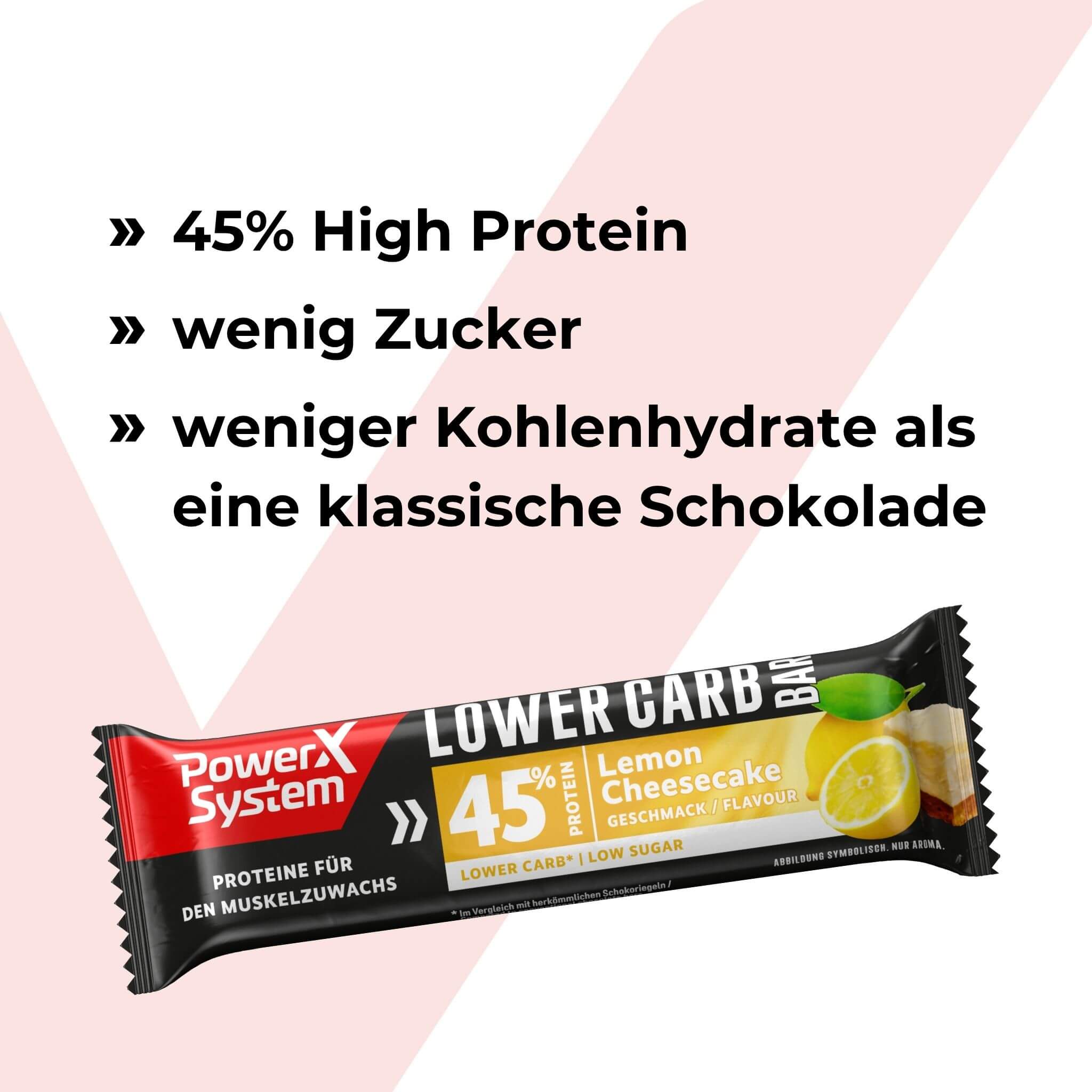 Lower Carb Bar Lemon Cheesecake 12er Set