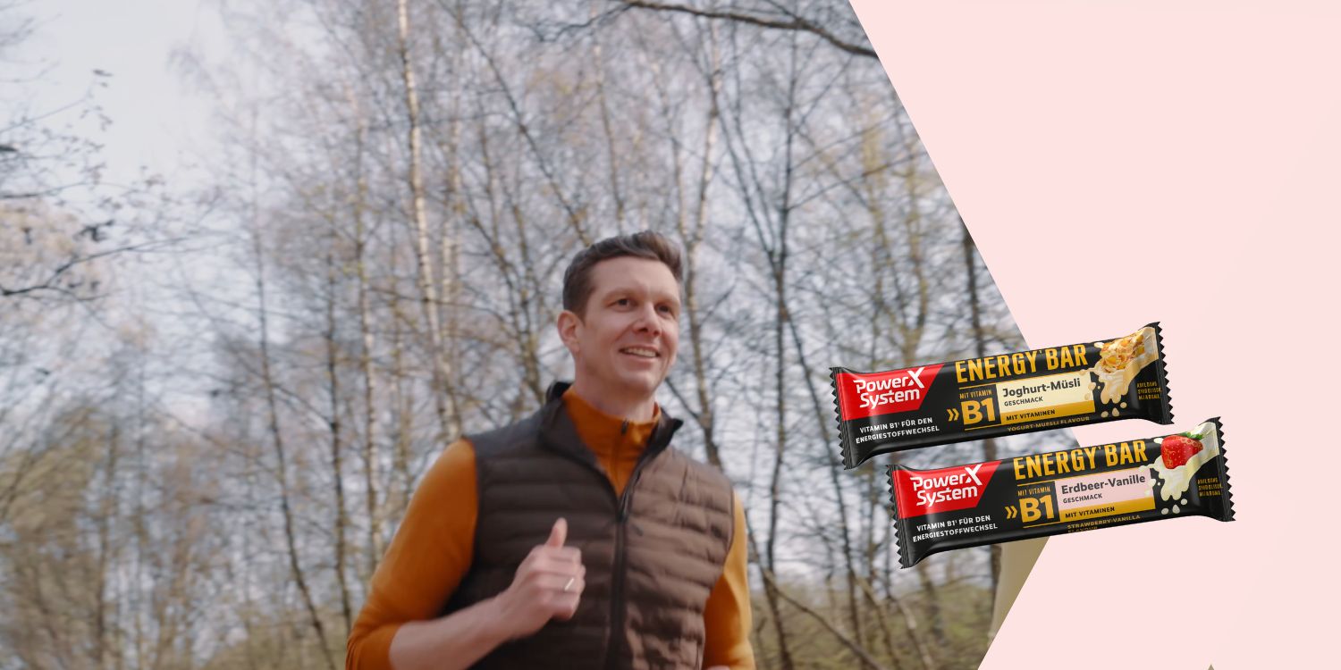 Kategorie Produkte für Ausdauersportler. Mann beim Joggen