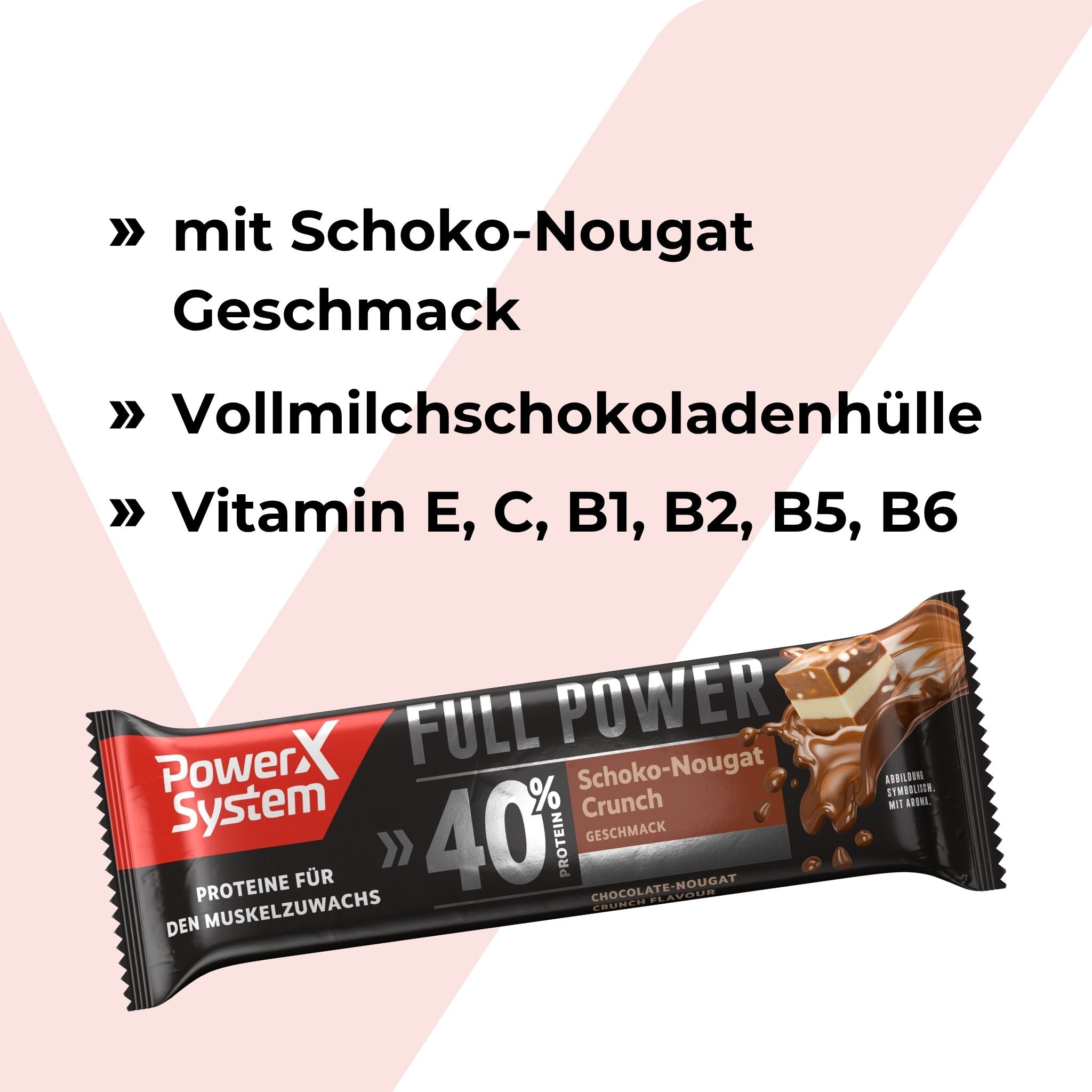 Full Power Schoko-Nougat Crunch - 20 x 70g