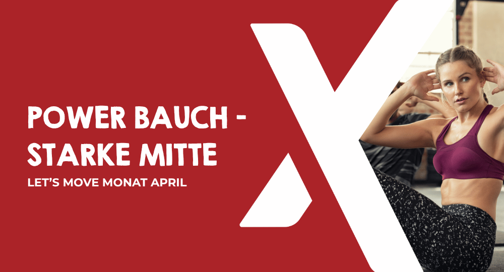 Intro Bild für Blogbeitrag zum Thema Power Bauch. Eine Frau macht Bauchübungen.