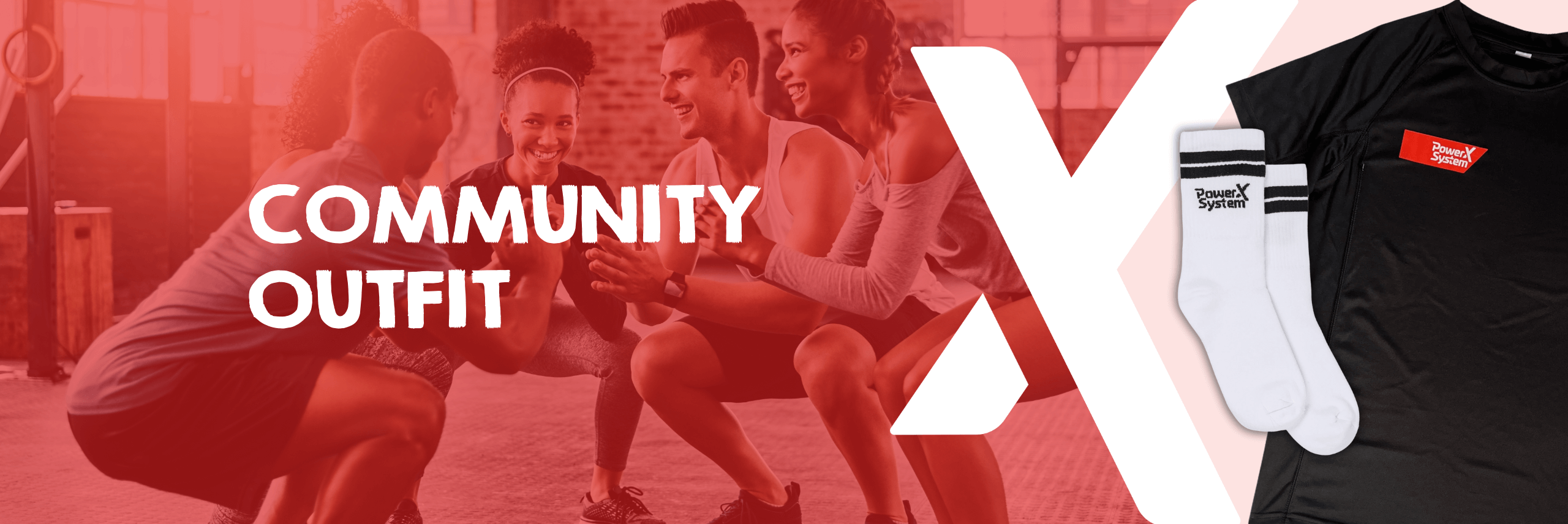 Kleidung mit Power System Logo