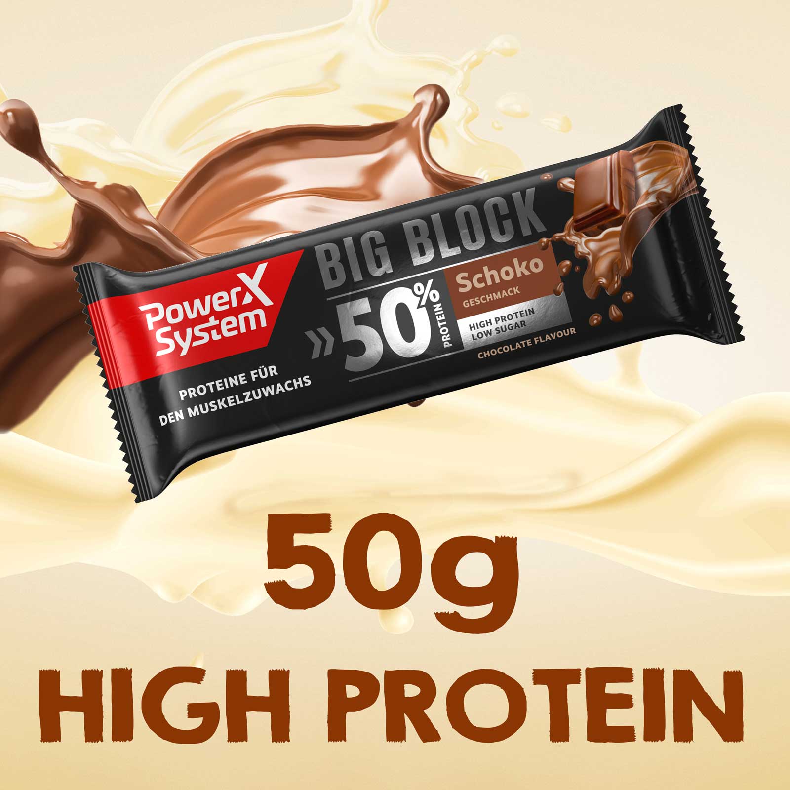 Power System - Big Block - Proteinriegel – Power-System-Shop