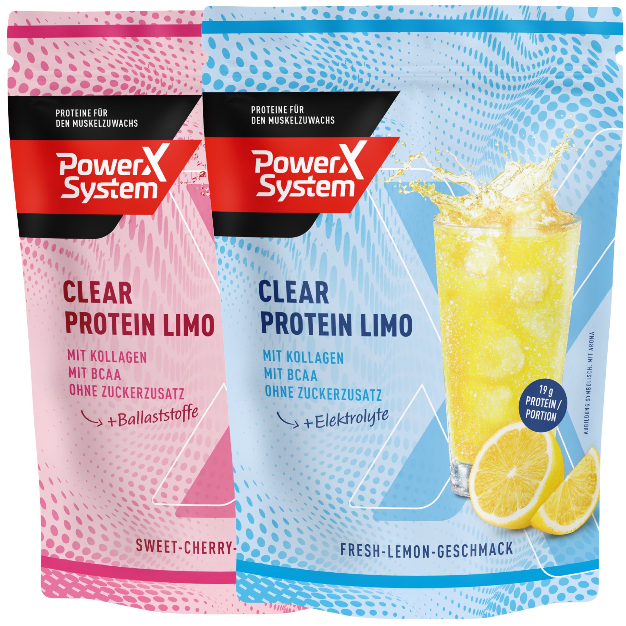 Clear Protein Limos Kirsche und Zitrone