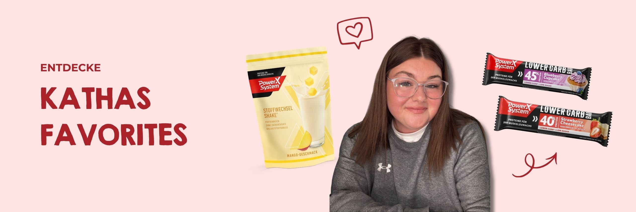 Kathas Favoriten. Stoffwechselshake und Lower Carb Protein Riegel