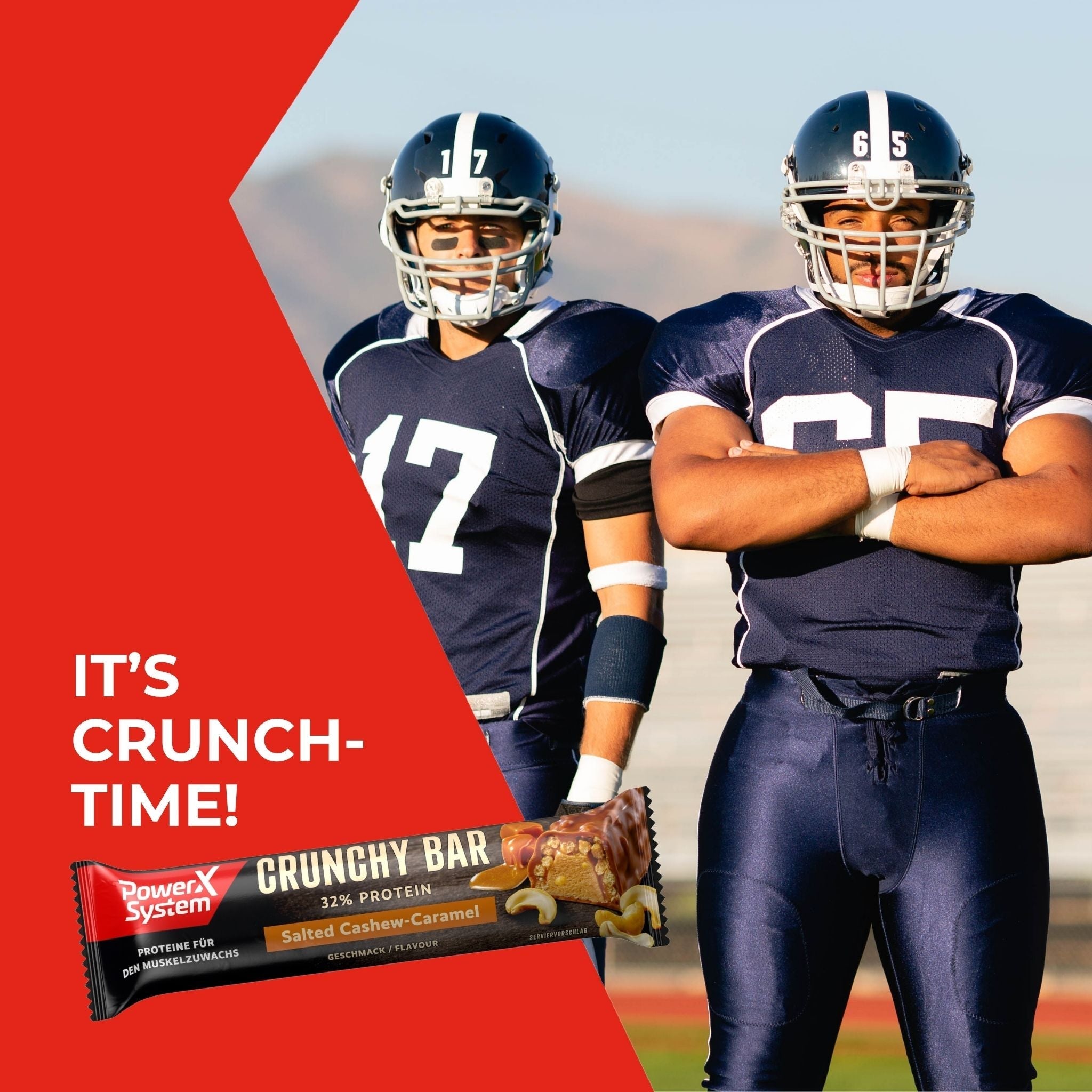 Crunchy Bar Salted Cashew-Caramel - 21 x 45g