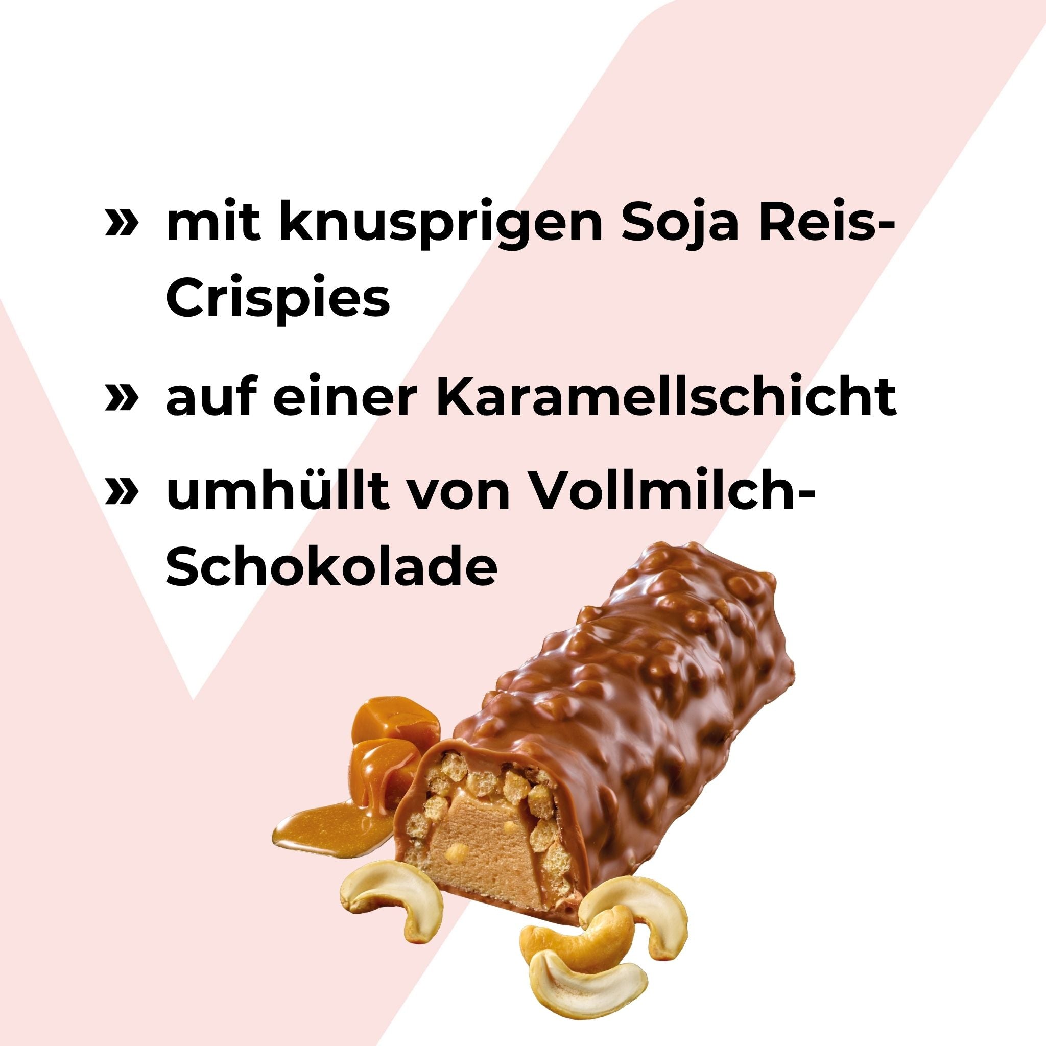 Crunchy Bar Salted Cashew-Caramel - 21 x 45g