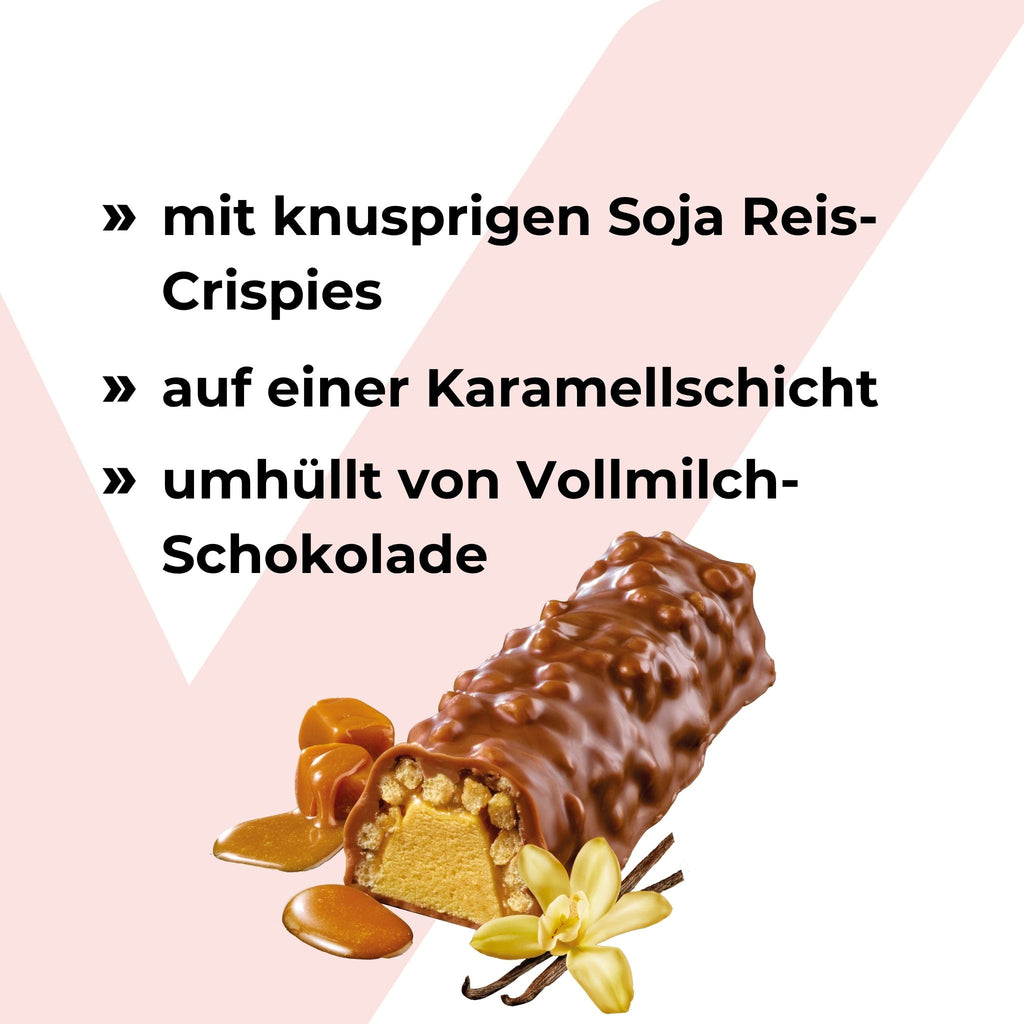 Crunchy Bar Vanilla-Caramel 21 x 45g Tray