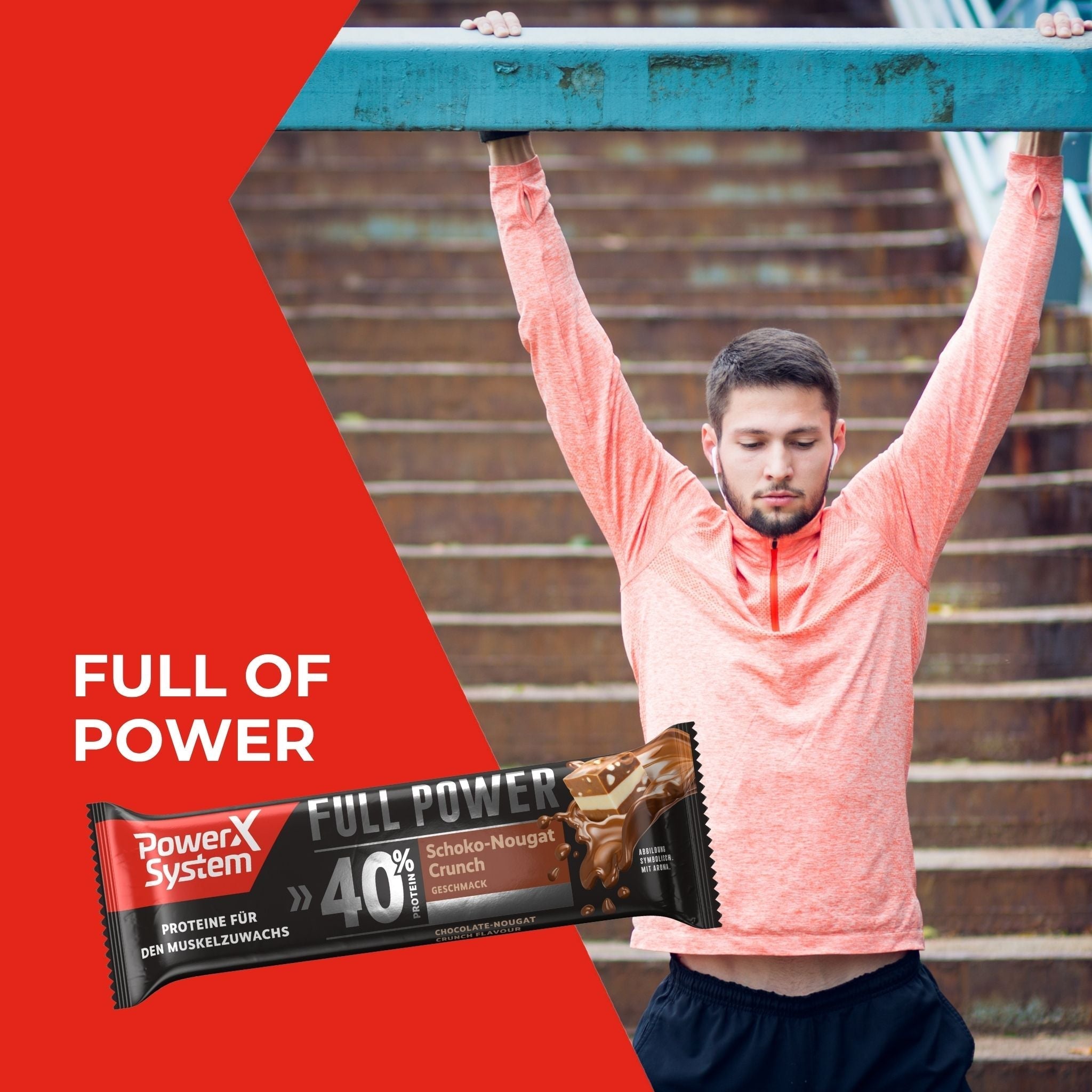 Full Power Schoko-Nougat Crunch - 20 x 70g