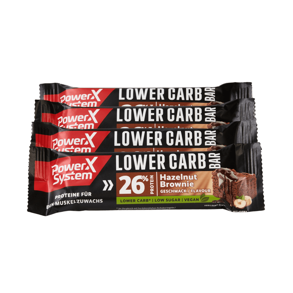 Lower Carb Bar Vegan Hazelnut Brownie 4 x 40g