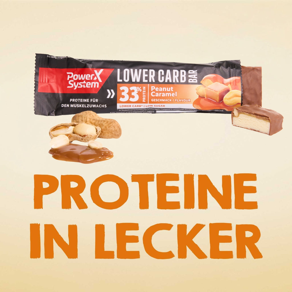 Lower Carb Bar Peanut Caramel 18 x 40g Tray