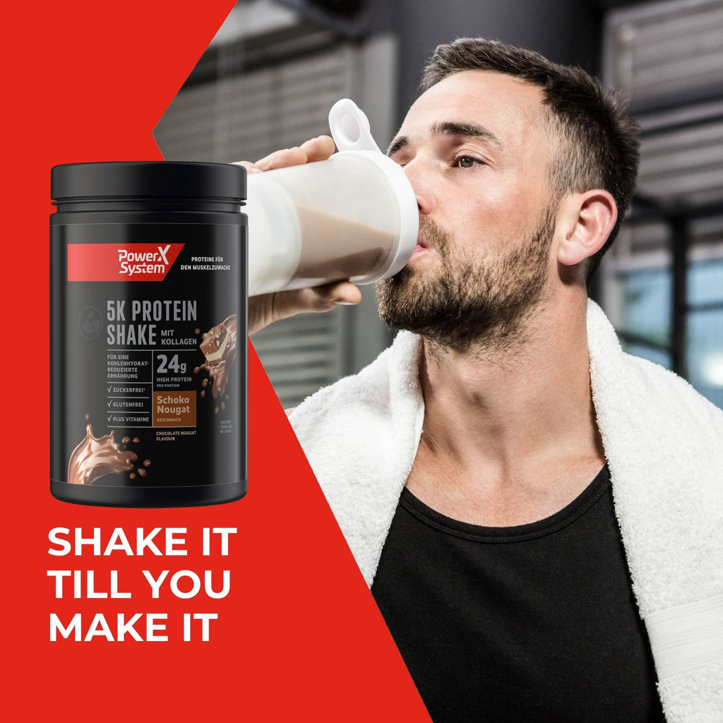 5K Protein Shake Schoko Nougat 3 x 360g  Karton