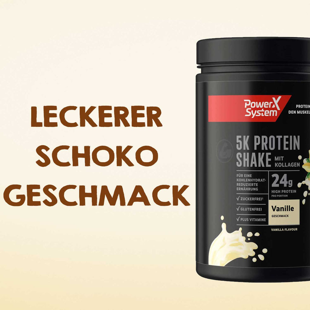 5K Protein Shake Eiweiß Pulver Schoko Nougat 1 x 360g