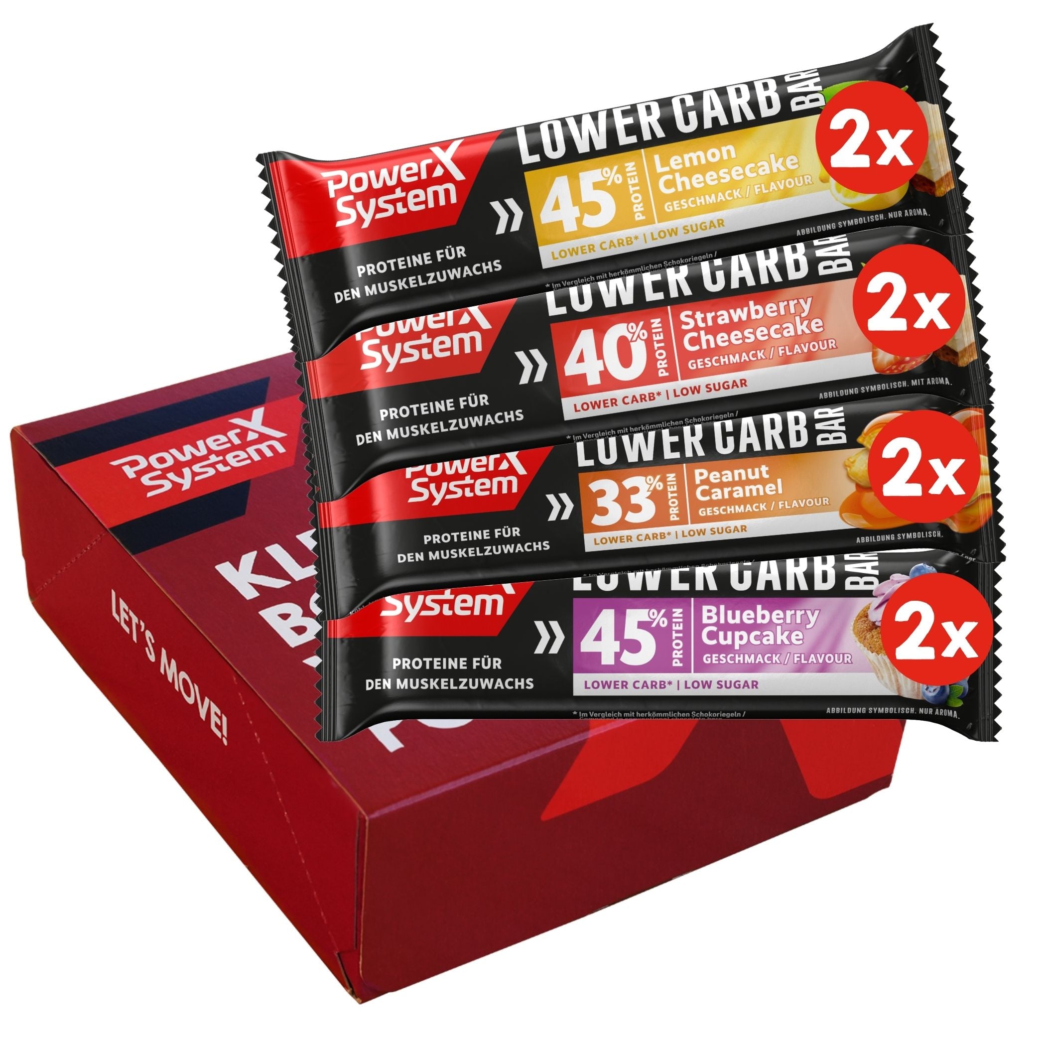 Protein Riegel Lower Carb Probier-Set