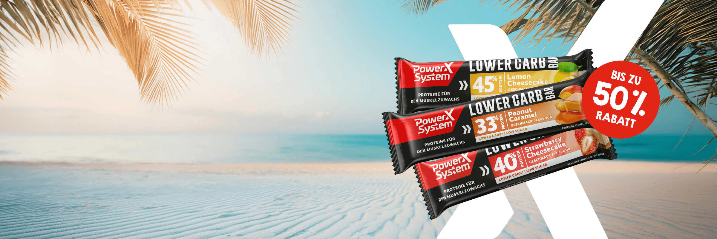 Summer Sale Aktion Lower Carb bis zu 50 Prozent reduziert