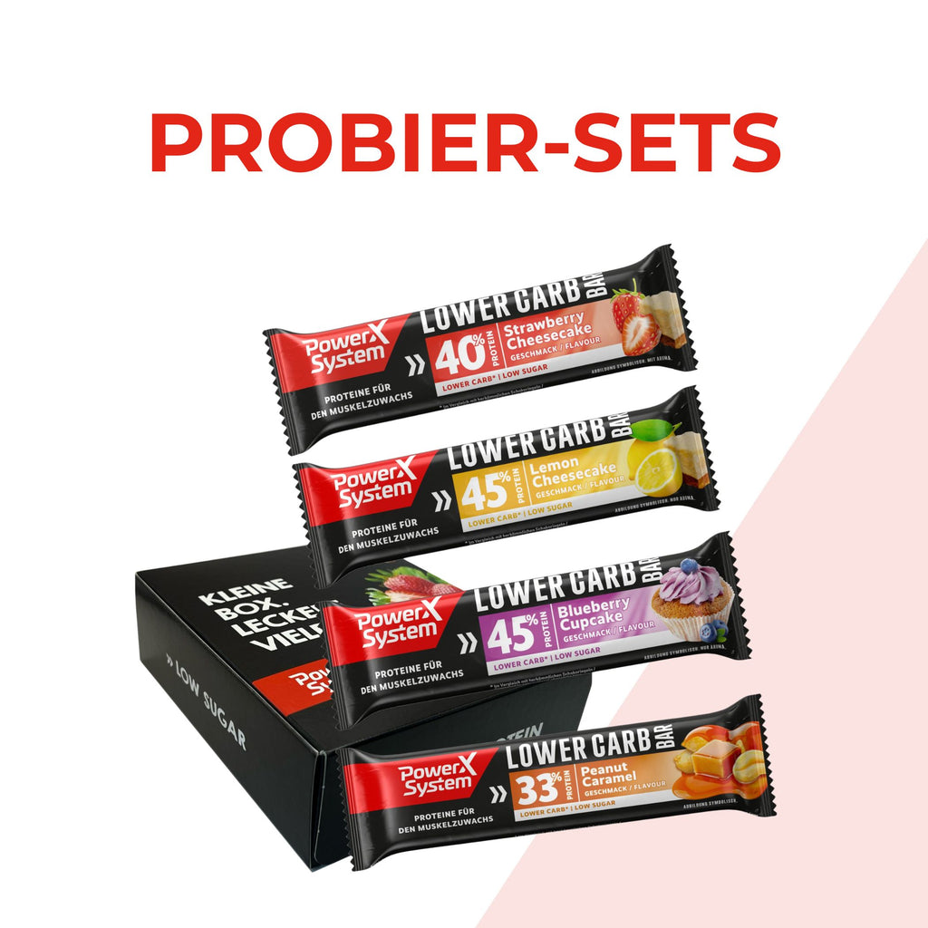 Probiersets Proteinriegel