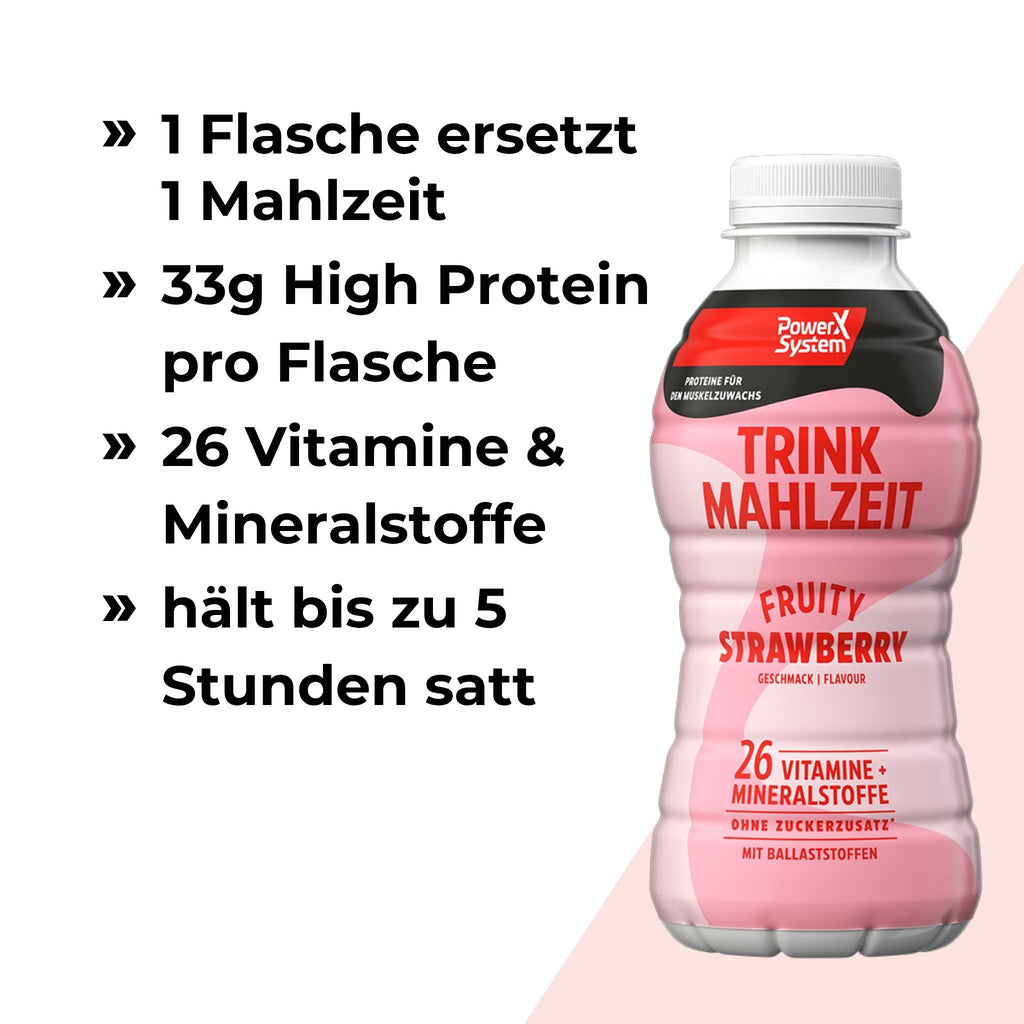 Trinkmahlzeit, Fruity Strawberry 6 x 500ml
