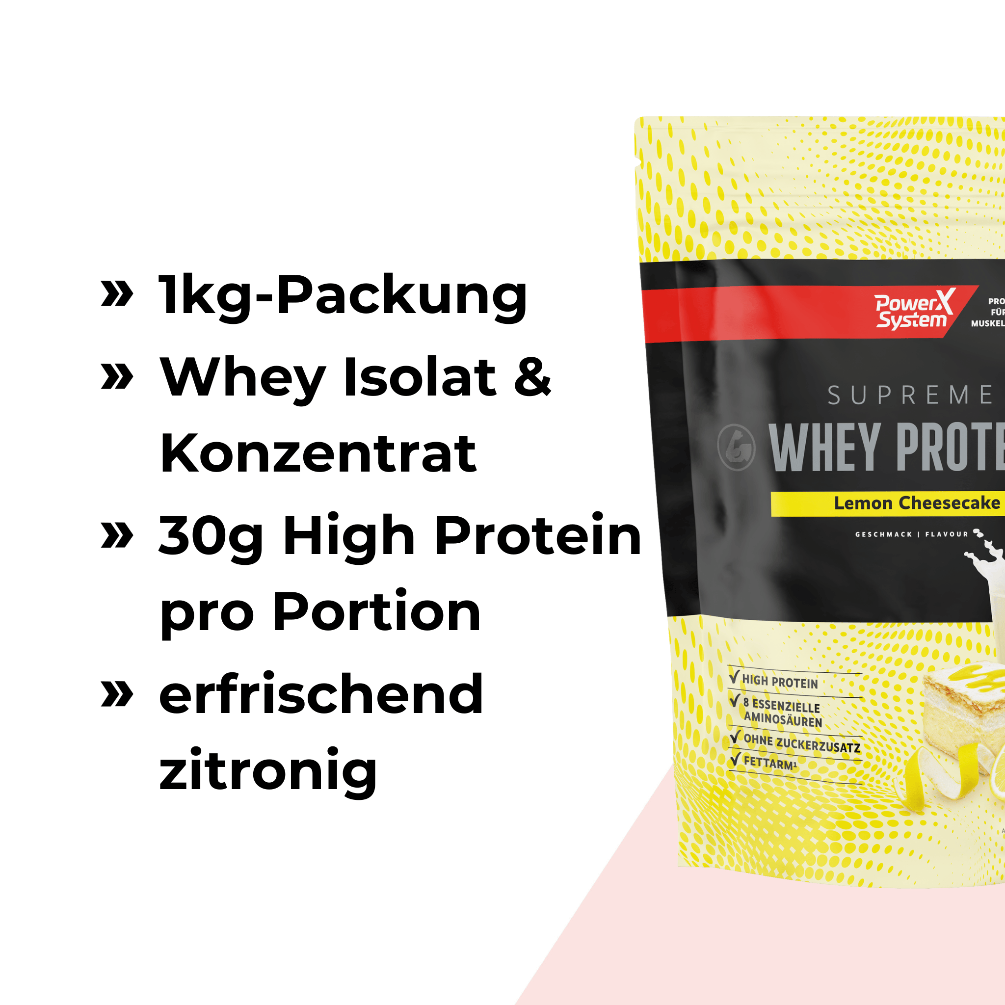 Whey Protein Pulver - 1000g