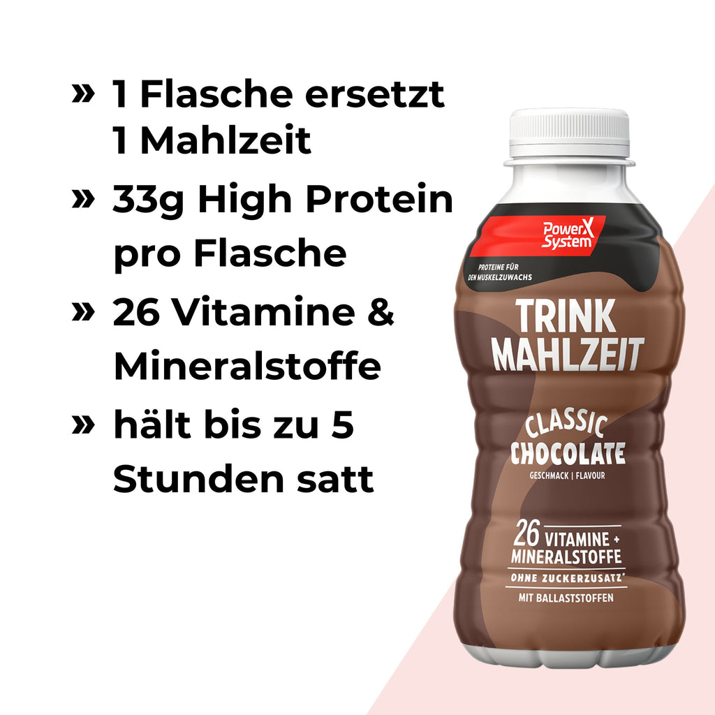 Trinkmahlzeit, Classic Chocolate 6 x 500ml Karton