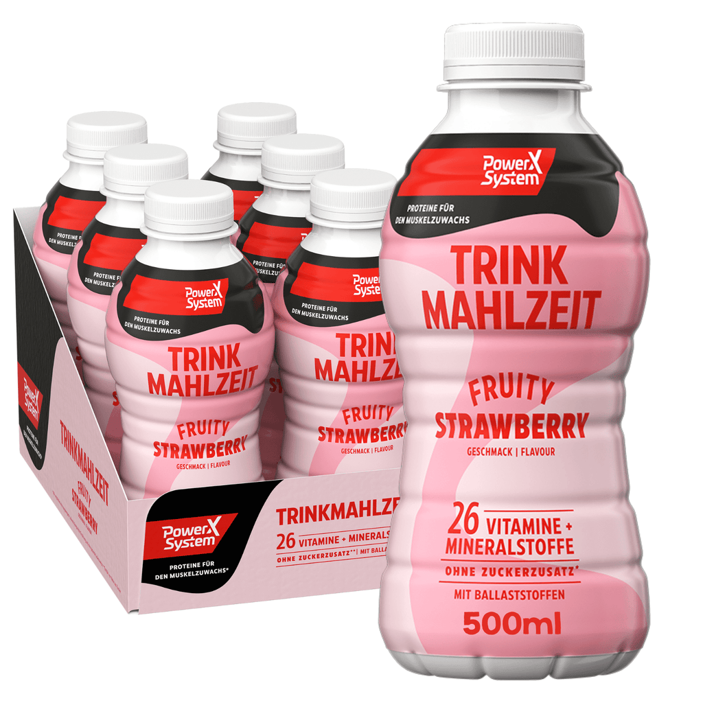 Trinkmahlzeit, Fruity Strawberry 6 x 500ml