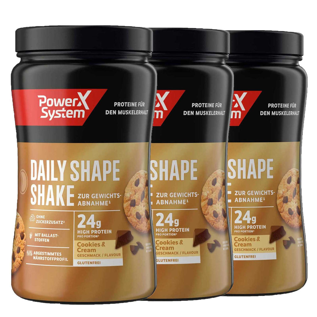 Daily Shape Shake, Cookies & Cream 3x 360g Packung