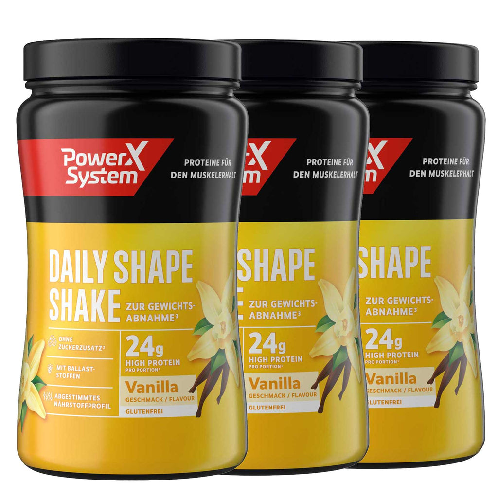Daily Shape Shake, Vanilla 3x 360g Packung
