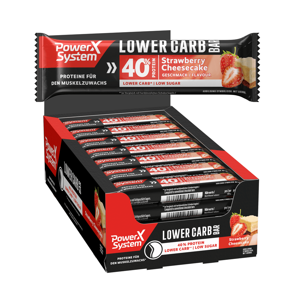Lower Carb Bar Strawberry Cheesecake 28 x 40g Tray