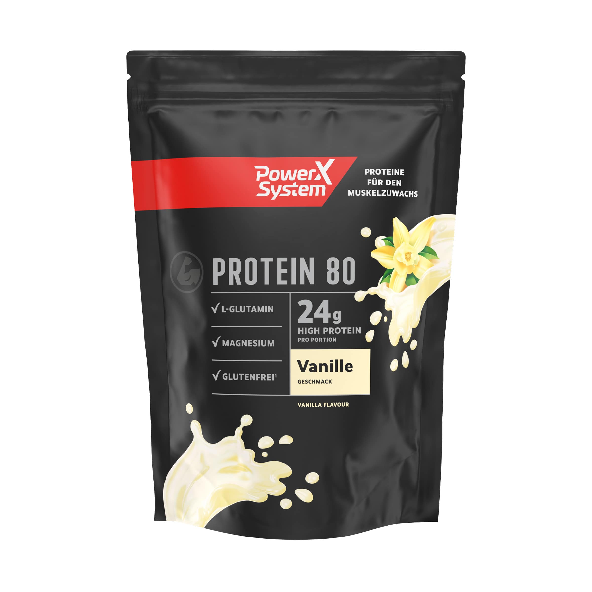 Vanille, 1 x 360g Packung | Protein 80 Vanille 1 x 360g 